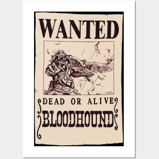 Wanted Bloodhound poster Posters and Art